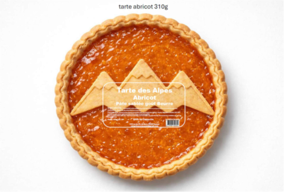 Acheter une tarte abricot gamme libre‑service accessible, recette gourmande économique adaptée GMS, format pratique et attractif en rayon