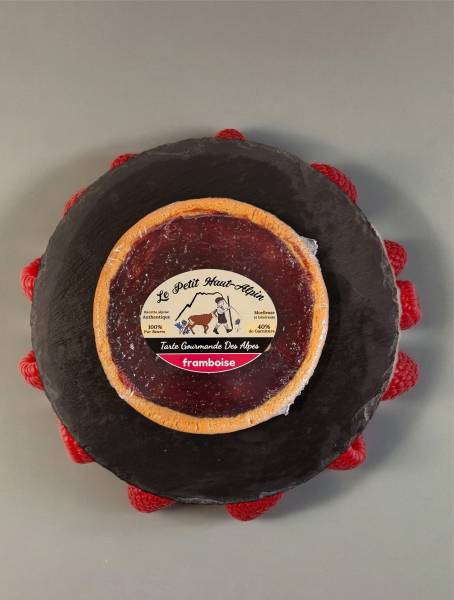 Acheter une tarte sablée pur beurre framboise Le Petit Haut‑Alpin, spéciale libre‑service GMS, recette généreuse et différenciante